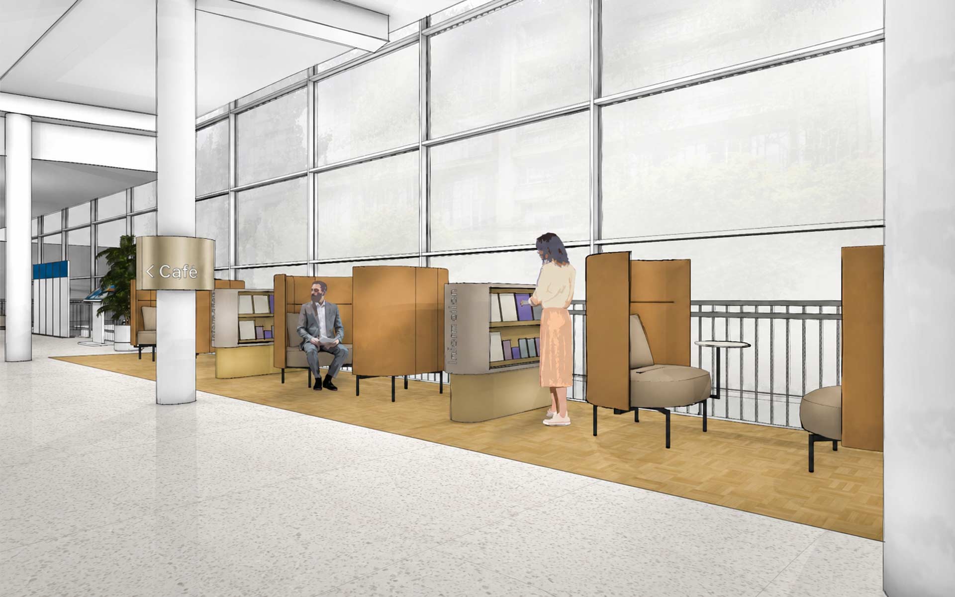Uniklinik-Foyer-Logen